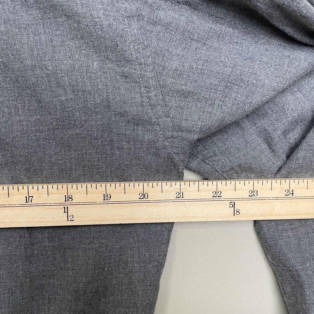 Uniqlo Long Sleeve Button Down Collared Shirt 100% Cotton Gray S - Picture 5 of 7